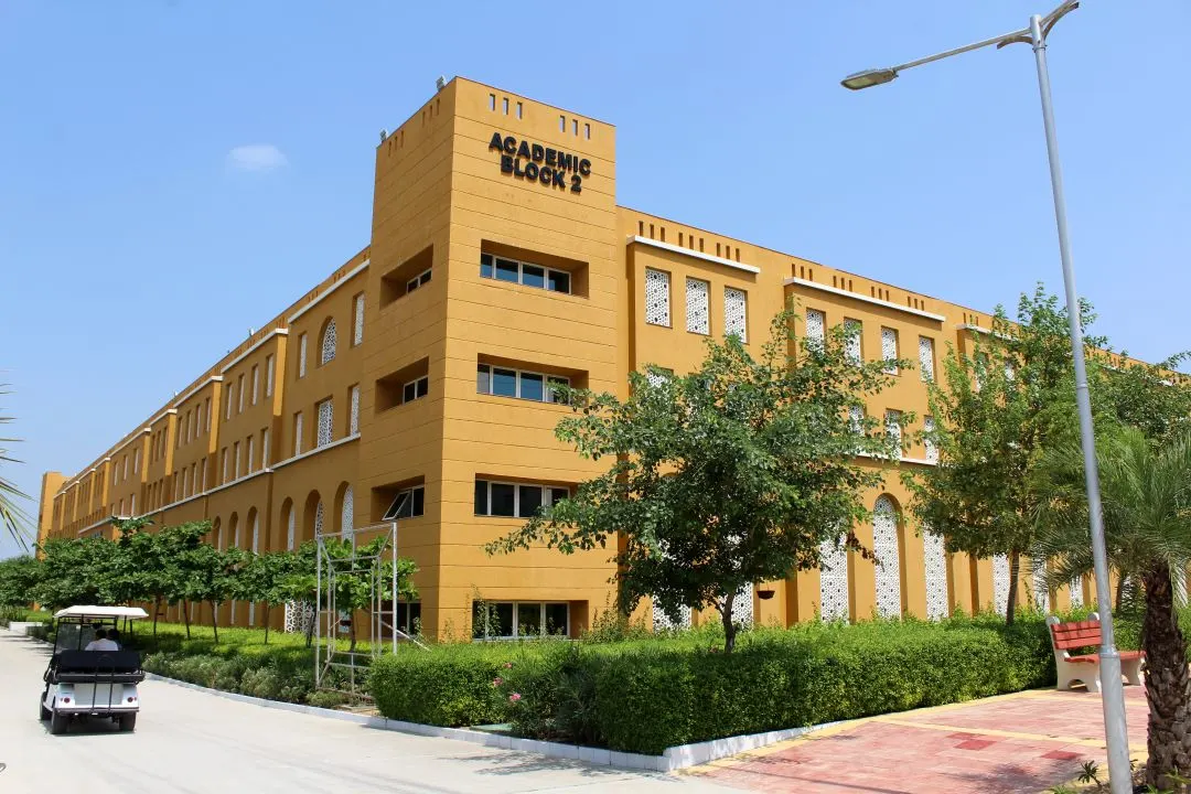 Academic Block 2 building at Manipal University Jaipur
